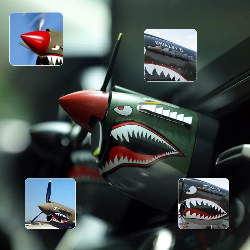 Air Freshener P-40 Warhawk Fighter Plane Model – Creative Propeller Car Fragrance