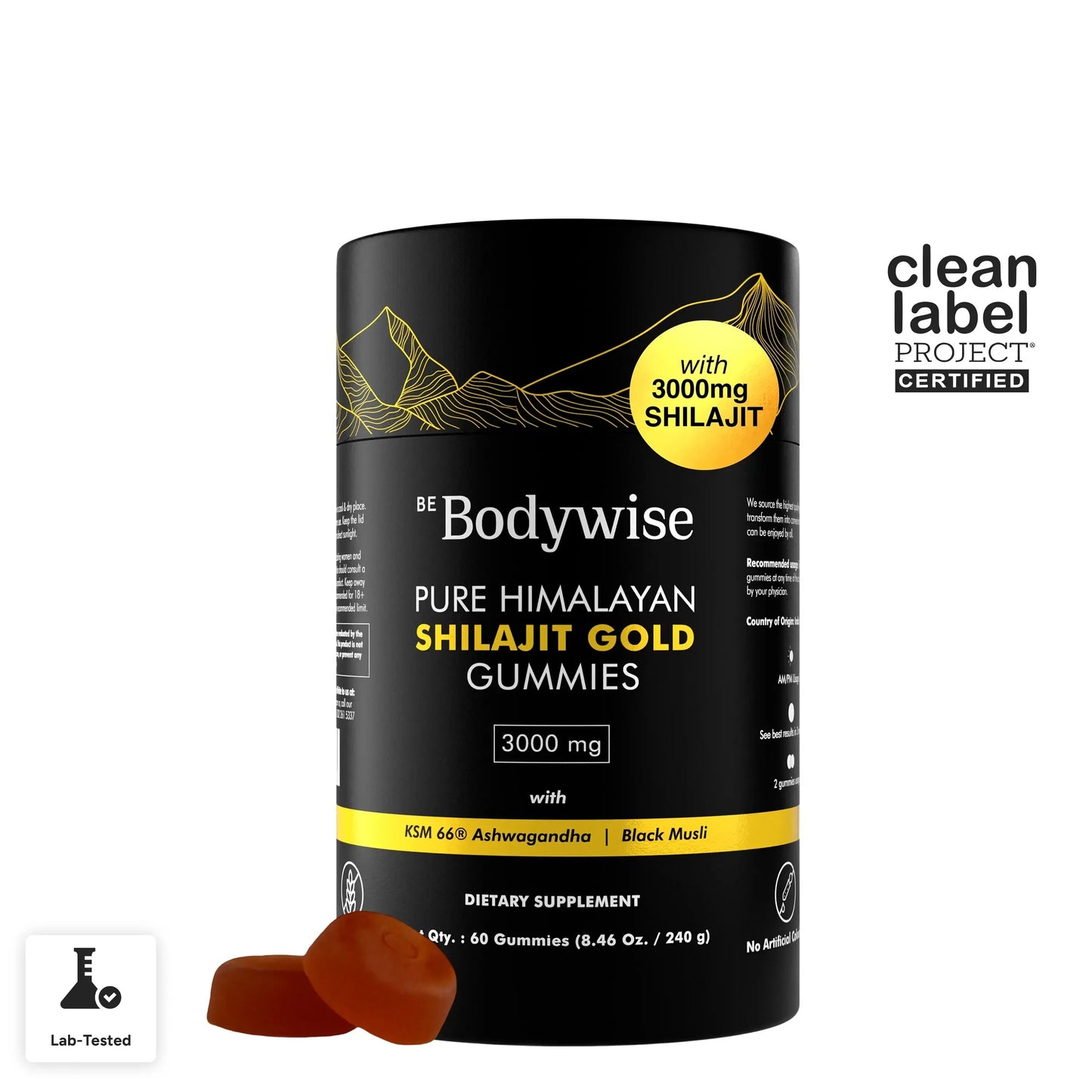 Pure Himalayan Shilajit Gummies – Strength, Focus & Stamina Boost
