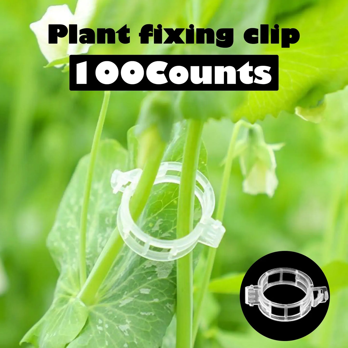 100PCS Plant Support Clips for Tomato & Vine Growth