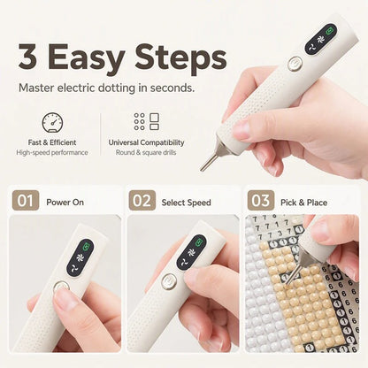Rechargeable Electric Diamond Pen – Precise, Comfortable & Time-Saving Engraving Tool