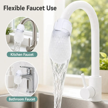 50-Pack Cotton Faucet Filter Bags – Splash-Free, Sediment-Free Water