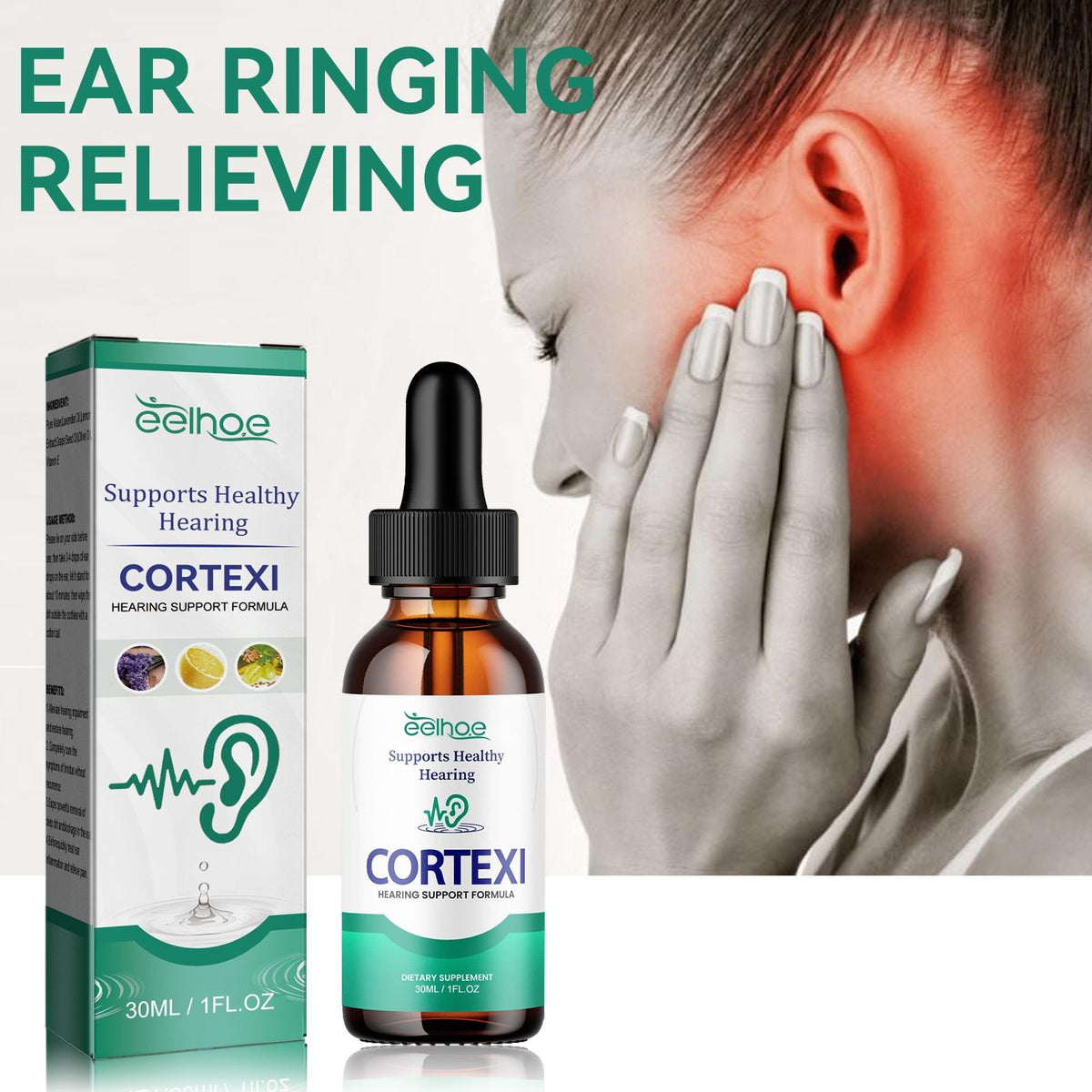 Tinnitus Relief Ear Drops – Clean Wax, Soothe Ringing, Restore Comfort