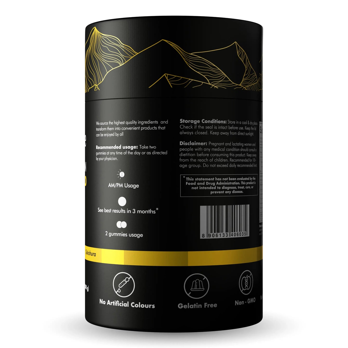 Pure Himalayan Shilajit Gummies – Strength, Focus & Stamina Boost