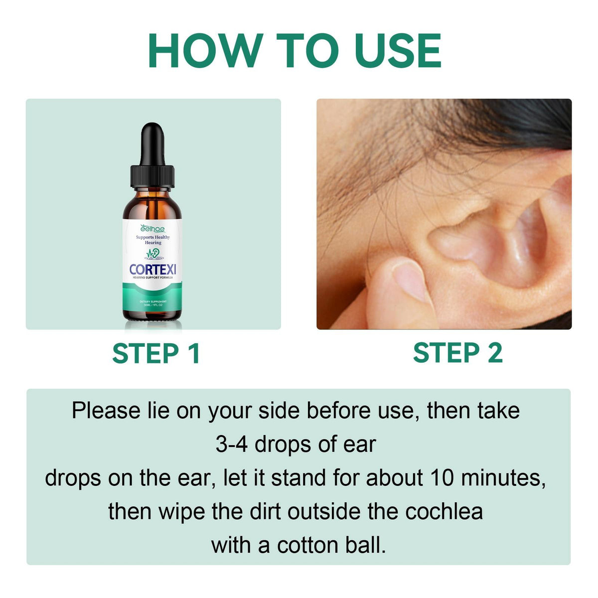 Tinnitus Relief Ear Drops – Clean Wax, Soothe Ringing, Restore Comfort