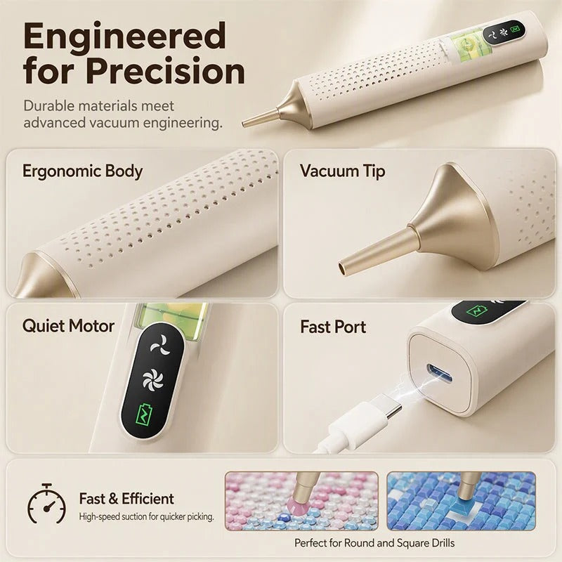 Rechargeable Electric Diamond Pen – Precise, Comfortable & Time-Saving Engraving Tool