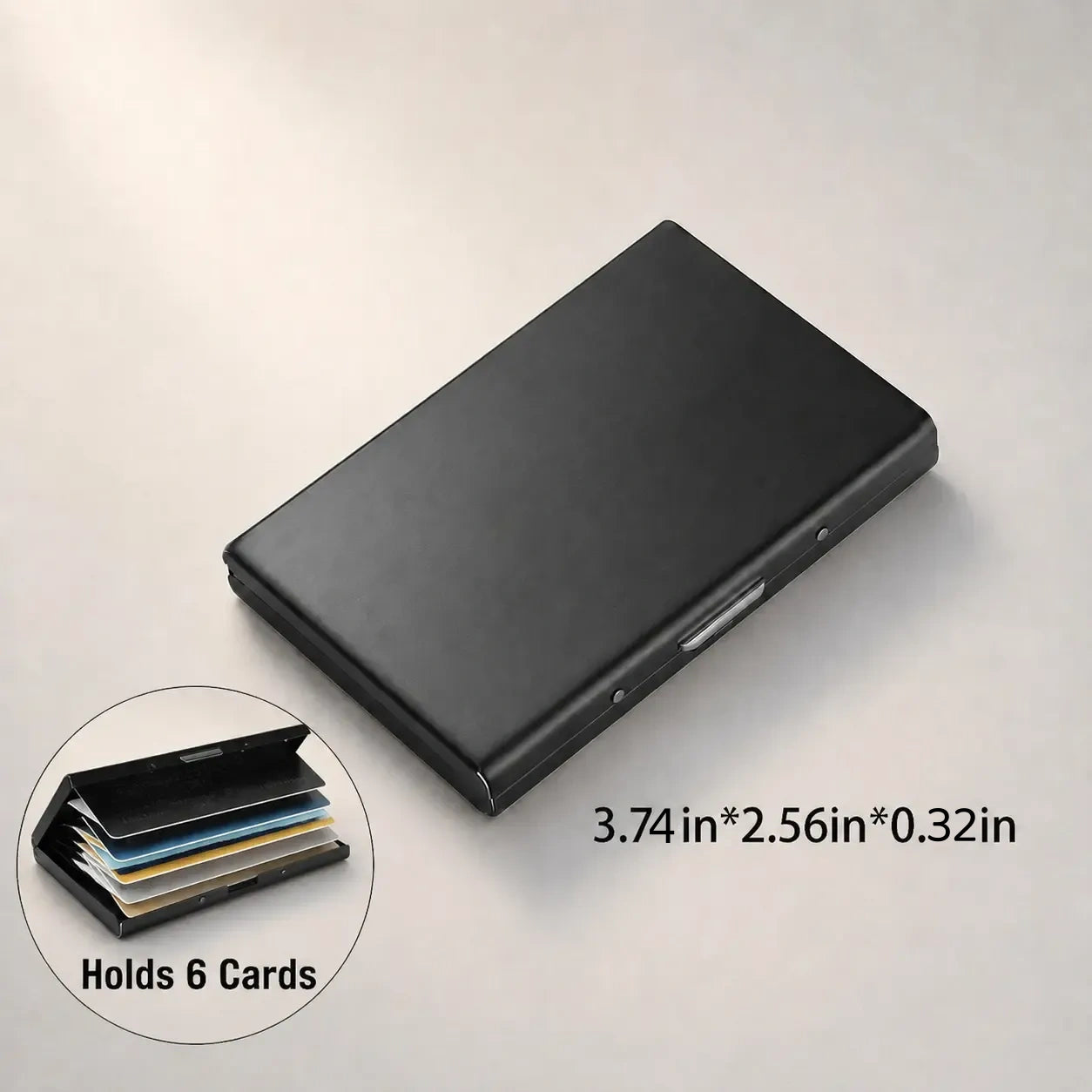 RFID Blocking Metal Card Holder – Slim Stainless Steel Wallet