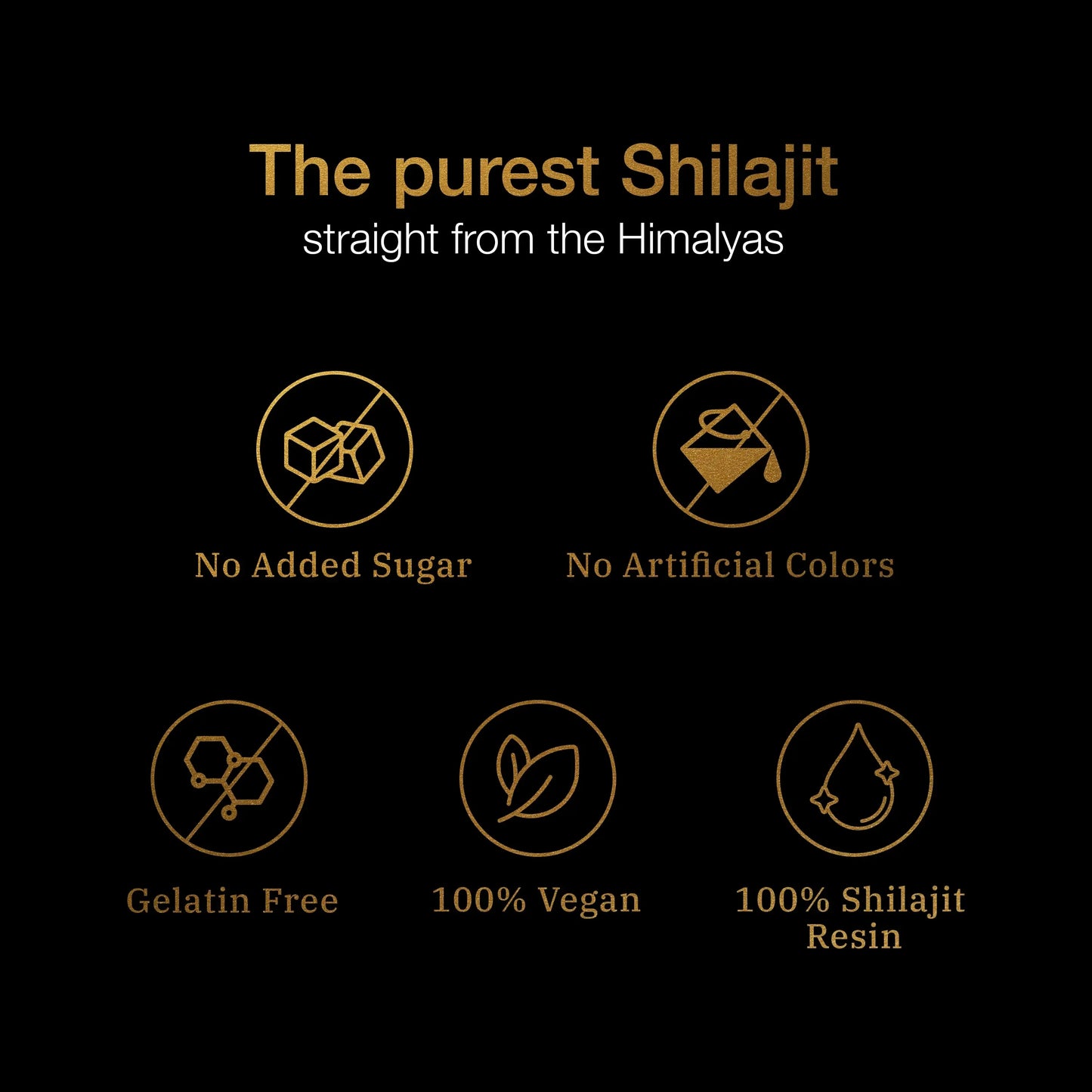 Pure Himalayan Shilajit Gummies – Strength, Focus & Stamina Boost