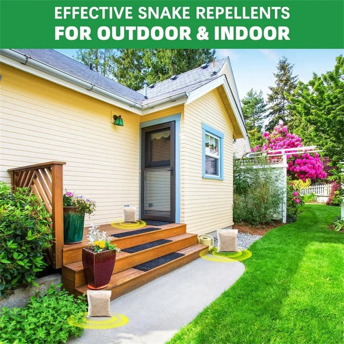 Natural Snake & Lizard Repellent Pouches – 10 Pack, Safe & Long-Lasting