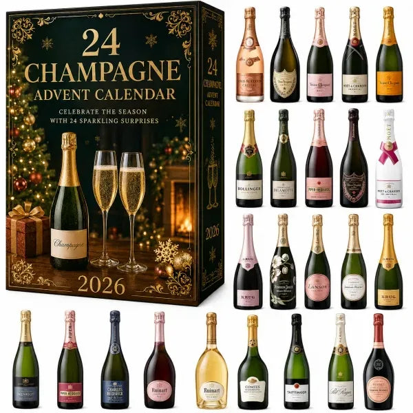 2026 Champagne Advent Calendar – 24-Day Collectible Christmas Countdown