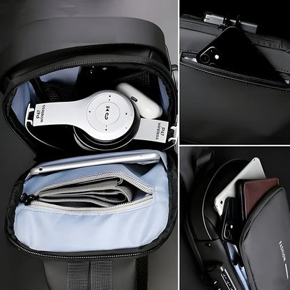 ProLock Anti-Theft Chest Bag – Combination Lock, Oxford Sling Pack