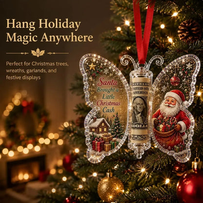Christmas Cash Gift Ornament – Butterfly Money Holder Set