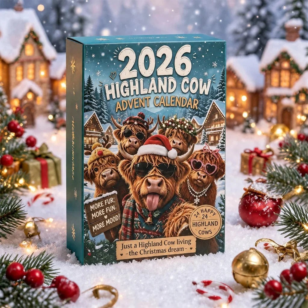 Highland Cow Advent Calendar 2026