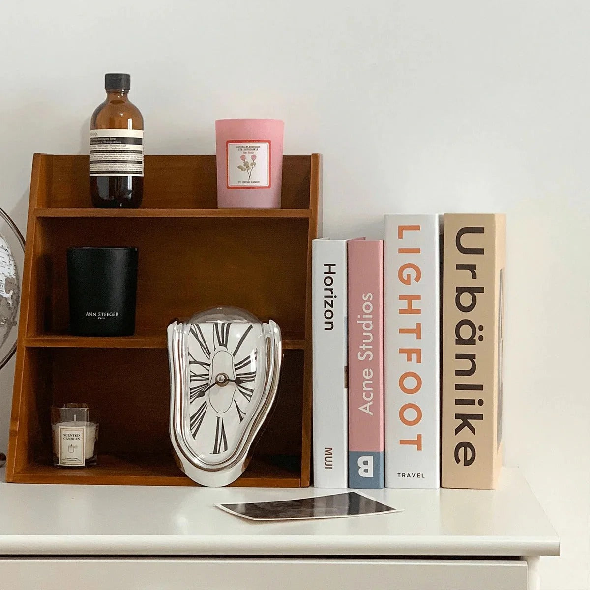 Melting Clock – Salvador Dalí Inspired Surrealist Desk Sculpture