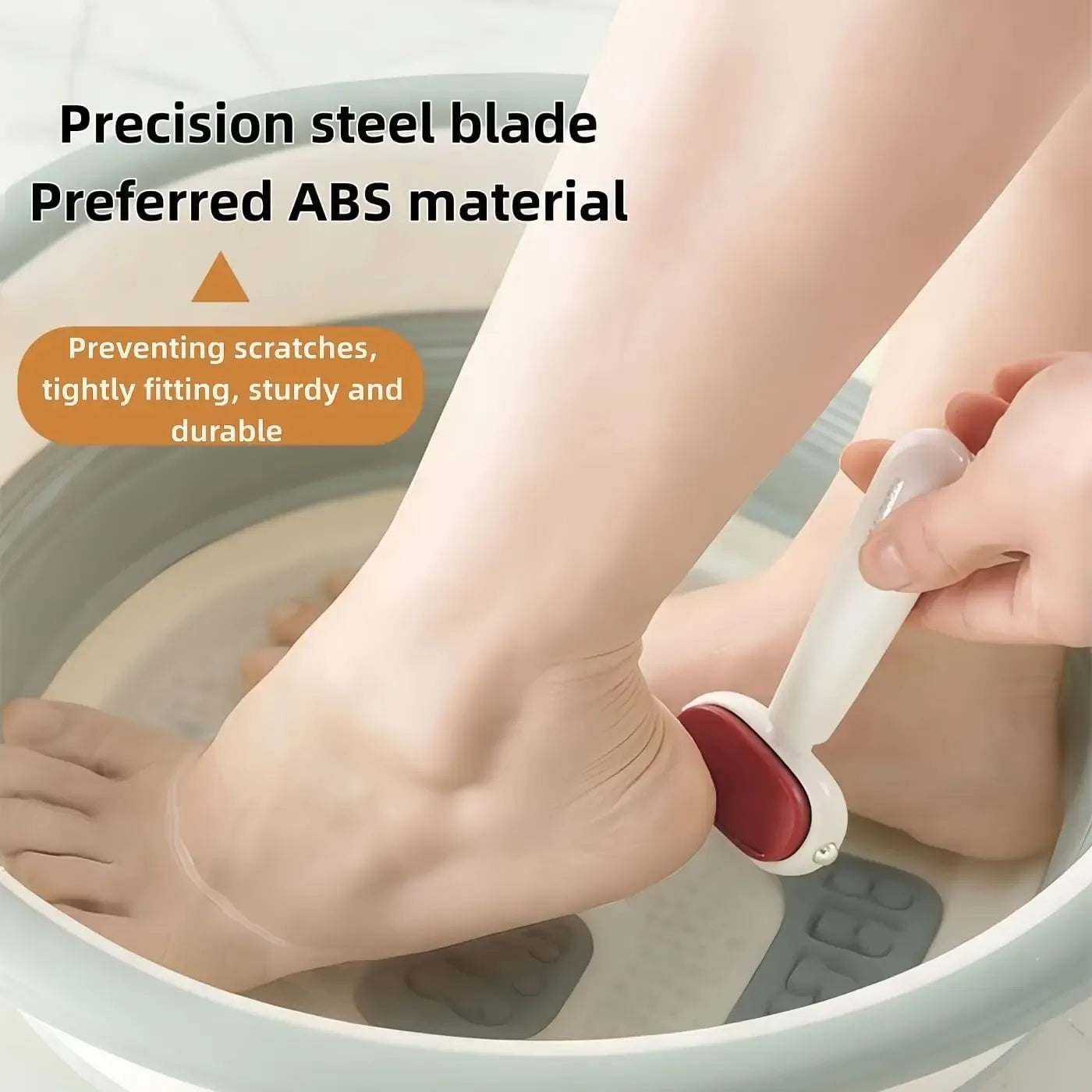 Dual-Sided Foot Callus Remover – 5-Pack Disposable Stainless Steel Scraper Set