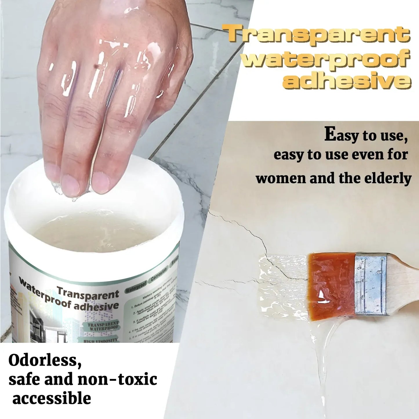 Transparent Waterproof Coating – Invisible Sealant for Wood, Concrete & Outdoor Surfaces