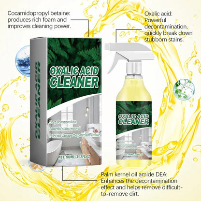 Molecular Rust Remover: Oxalic Acid Bathroom Cleaner – Dissolves Rust & Stains Instantly