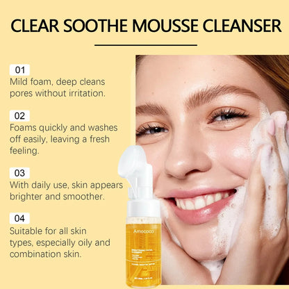Brightening Facial Cleanser with Rose Water, Turmeric & Kojic Acid – 100ml