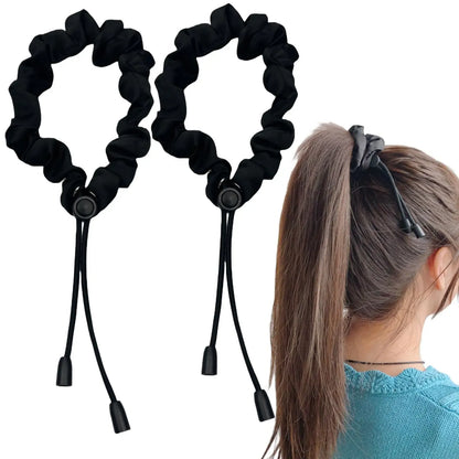 Adjustable Satin Hair Scrunchies – Soft & Secure for Thick Curly Hair (Buy 1 Get 1 Free🔥)
