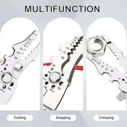 Quick-Lever Wire Connector Kit with Wire Stripper – 24-12 AWG, 50/100 Pcs