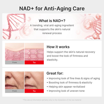 NAD+ EGF Firming Serum for Wrinkles, Elasticity & Glow