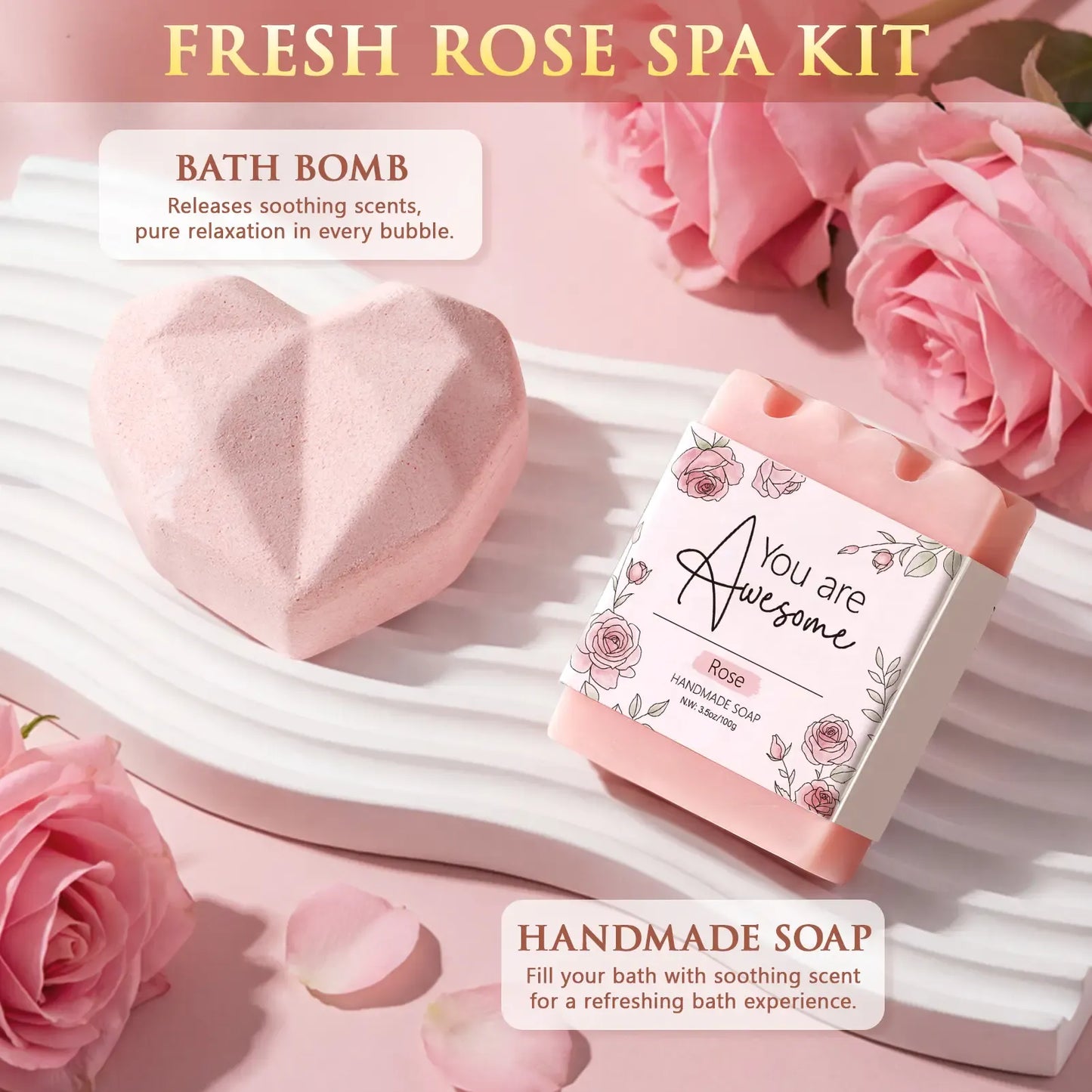 Mother’s Day Luxury Spa Gift Box – Self Care Set for Mom