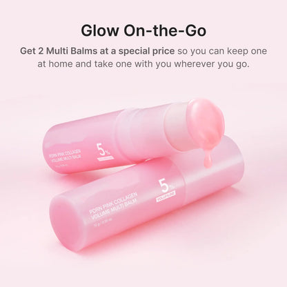 PDRN Pink Collagen Volume Multi Balm – Instant Glow & Hydration Stick