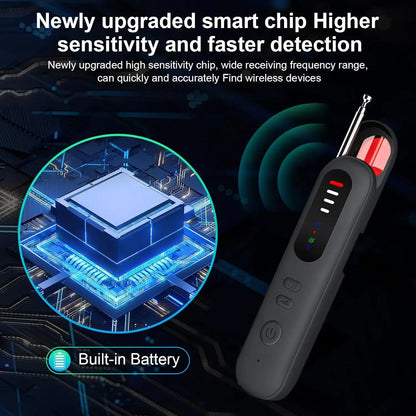 Hidden Camera Detector – RF, WiFi & Infrared Bug Finder