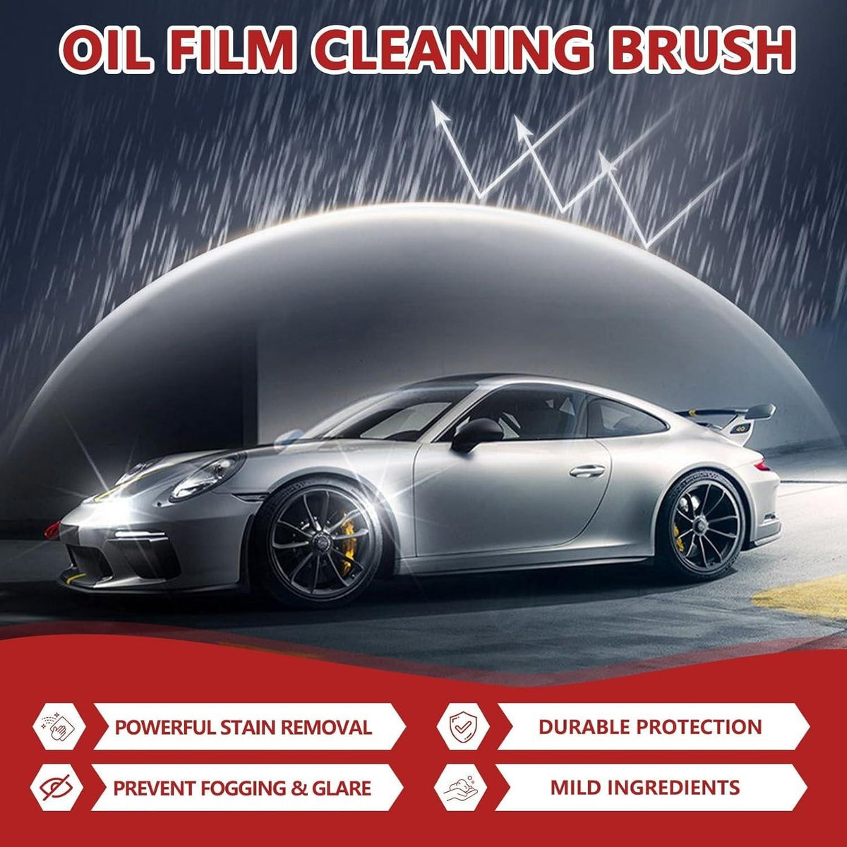 Car Glass Oil Film Remover – Fast, Streak-Free & Compact 100g