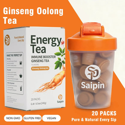 Zero-Sugar Ginseng Energy Tea Mix – Clean Focus & Daily Vitality