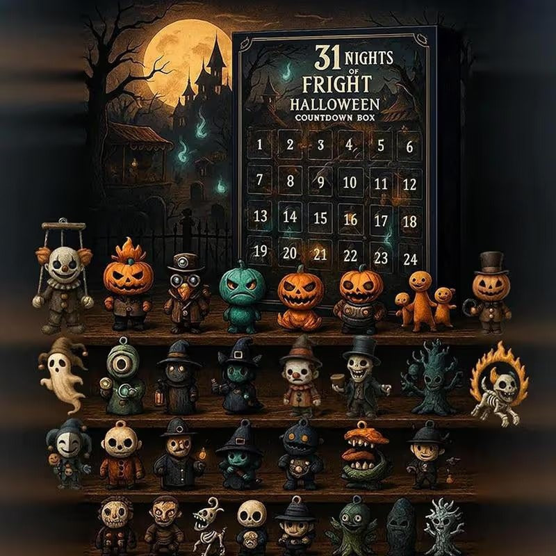 2026 Halloween Countdown Blindbag Set – 15 or 31 Nights of Fright