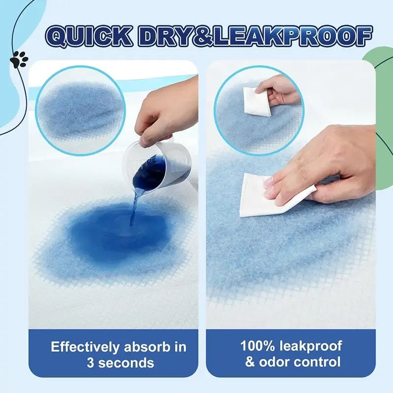 13×18" Super Absorbent Puppy Pads – Leak-Proof Dog Training Pads