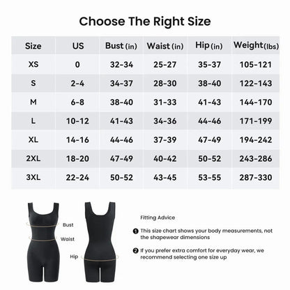 Easy-Off Tummy Control Bodysuit – Scrunch Back, Butt Lifting, Postpartum Shaper