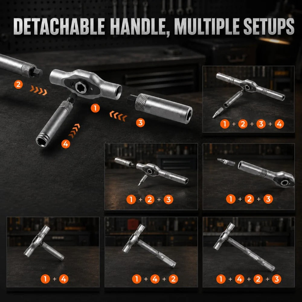 24-in-1 Magnetic Multi-Bit Screwdriver Set – 2026 Upgrade, All-in-One Toolbox Companion