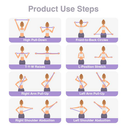 Figure 8 Resistance Bands for Women – Full Body Toning & Stretch Training