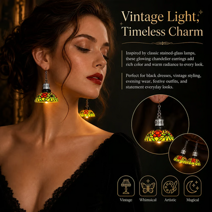 Chandelier Light Earrings — Vintage Glow Statement Jewelry