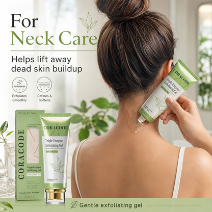 Triple Enzyme Green Tea Exfoliating Peel Gel for Smooth Skin