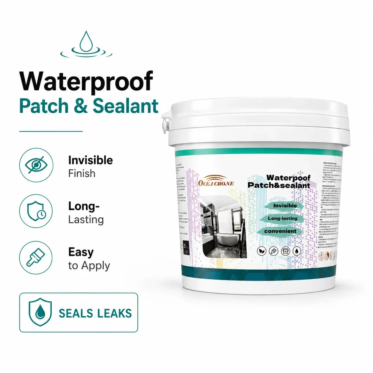 Transparent Waterproof Coating – Invisible Sealant for Wood, Concrete & Outdoor Surfaces