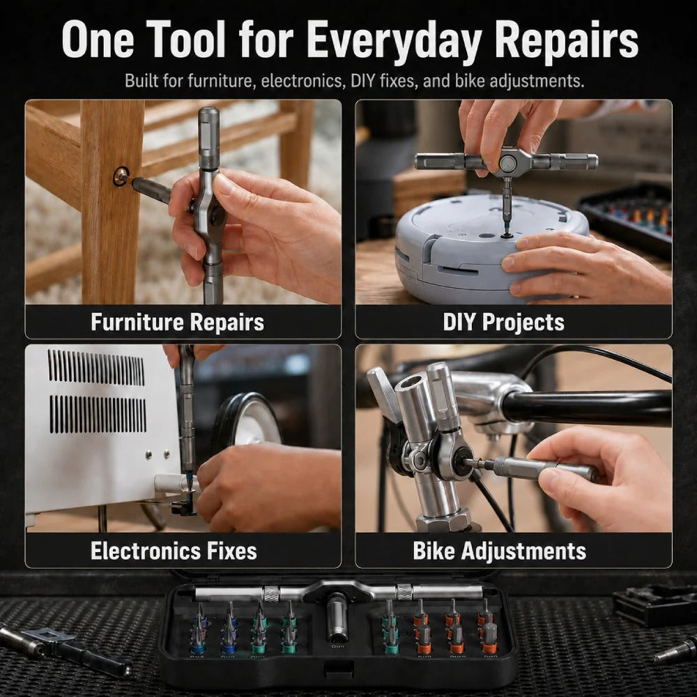 24-in-1 Magnetic Multi-Bit Screwdriver Set – 2026 Upgrade, All-in-One Toolbox Companion