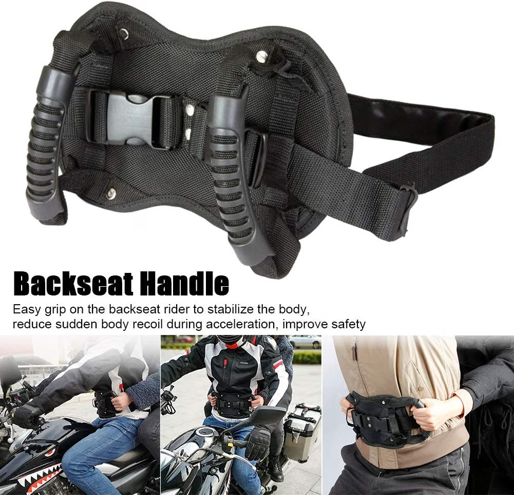 Universal Motorcycle Passenger Seat Handle – Adjustable Non-Slip Grip