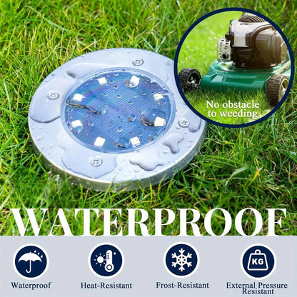 Solar Pathway Lights – 4 or 6 Pack, Cold White LED, Waterproof Outdoor Lighting