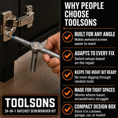 24-in-1 Magnetic Multi-Bit Screwdriver Set – 2026 Upgrade, All-in-One Toolbox Companion