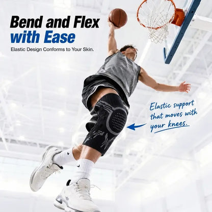 Adjustable Compression Knee Support with Micro-Dial Knob – Perfect Fit for Active Lifestyles