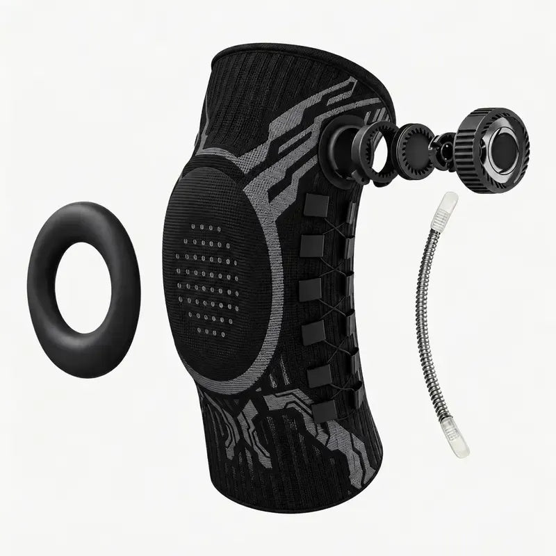 Adjustable Compression Knee Support with Micro-Dial Knob – Perfect Fit for Active Lifestyles