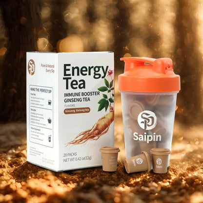 Zero-Sugar Ginseng Energy Tea Mix – Clean Focus & Daily Vitality