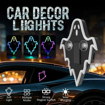 Halloween Solar Neon Car Light – Buy 1 Get 1 Free🔥Solar & USB, Wireless LED Decor