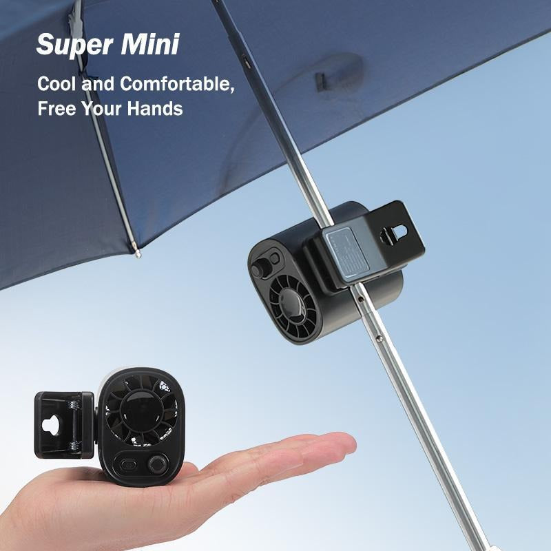 2026 Semiconductor Cooling Car Fan – 100 Speeds, 360° Rotation, 20Hr Battery