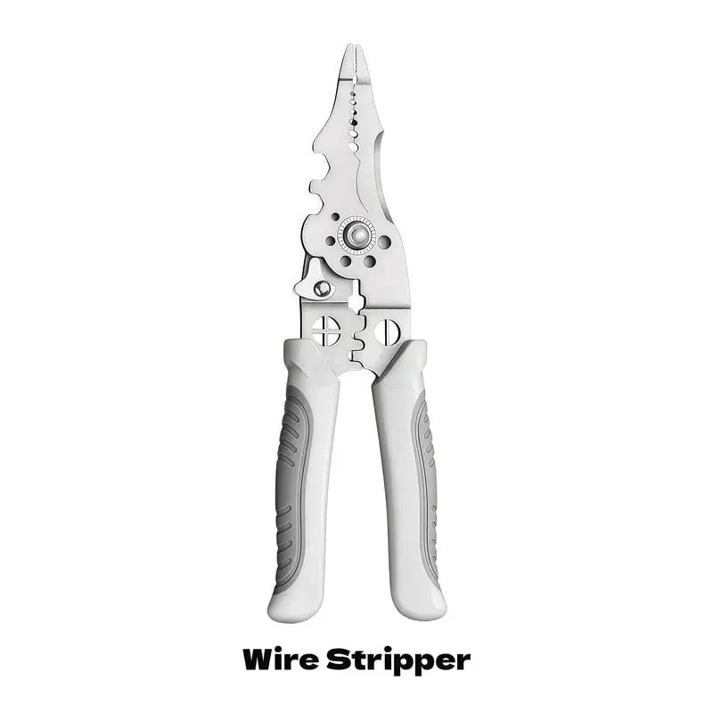 Quick-Lever Wire Connector Kit with Wire Stripper – 24-12 AWG, 50/100 Pcs