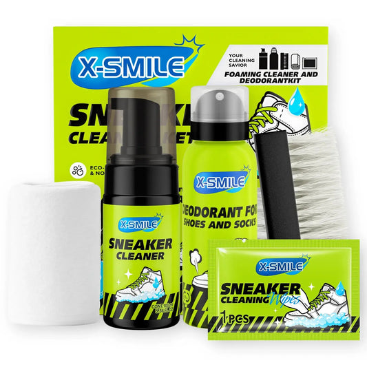 Complete Shoe Care Kit – Dry Cleaner, Stain Wipes, Basketball Shoe Cleaner & Brushes