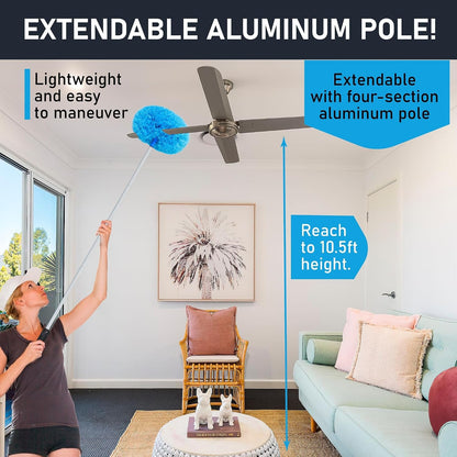 Microfiber Ceiling Fan Cleaner Duster – Buy 1 Get 1 Free🔥
