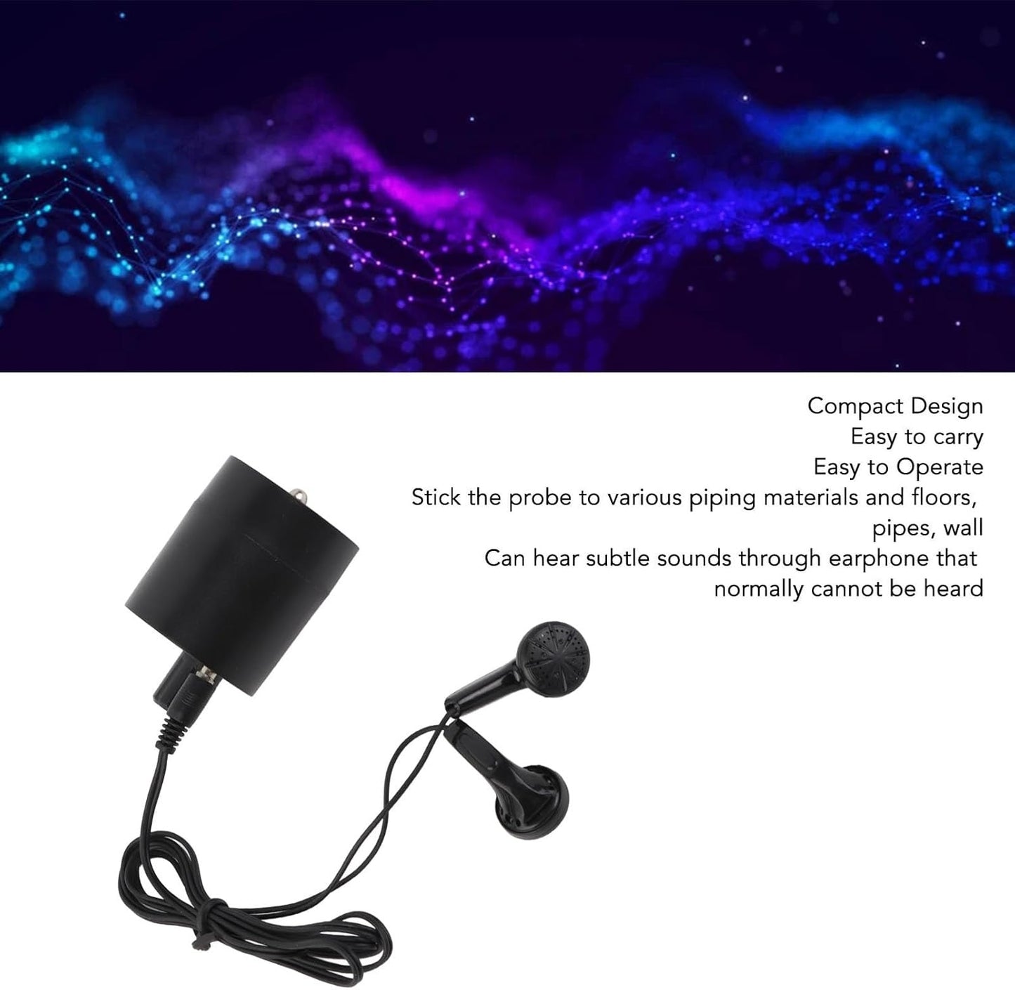 Sound Amplifier for Water Leak & Pipe Detection